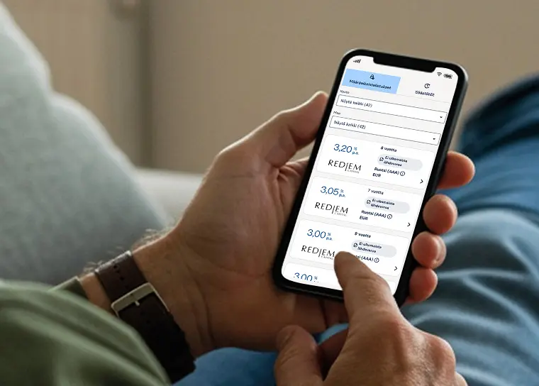 2. Valitse säästötuote